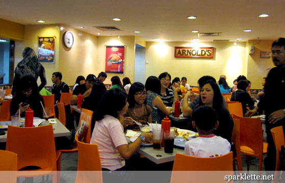 Arnold's Fried Chicken fast food restaurant, Singapore