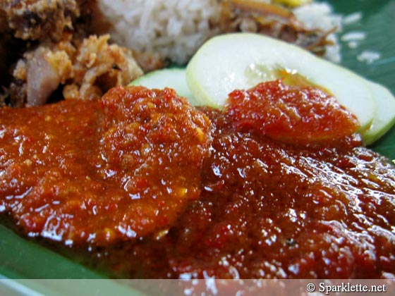 Nasi Lemak chilli sauce