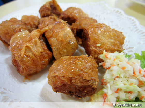 Fried five spices prawn roll