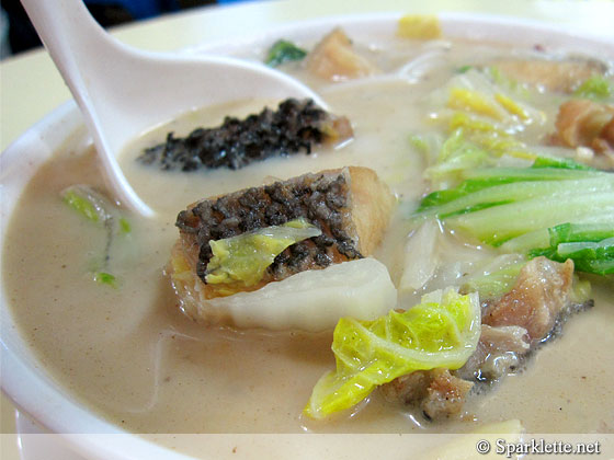 XO fish head bee hoon soup