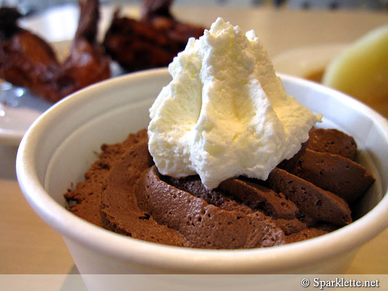 Chocolate mousse from IKEA restaurant