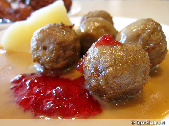 Swedish meatballs from IKEA restaurant