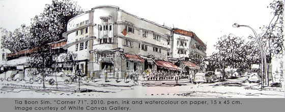 Tiong Bahru sketch: Corner 71 by Tia Boon Sim