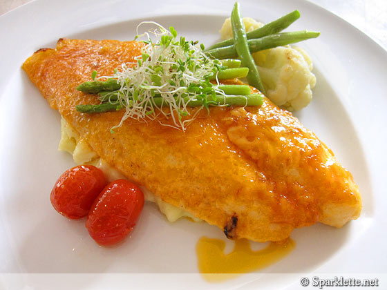 Baked Pacific dory