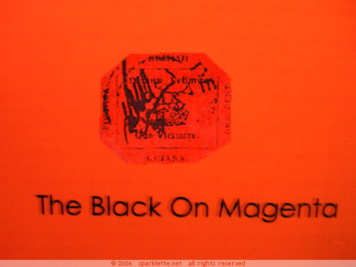 The Black on Magenta