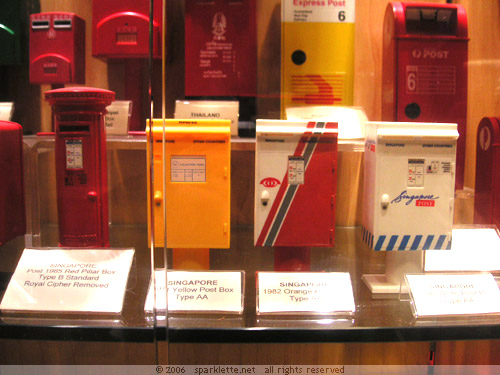 Postboxes used in Singapore since independence