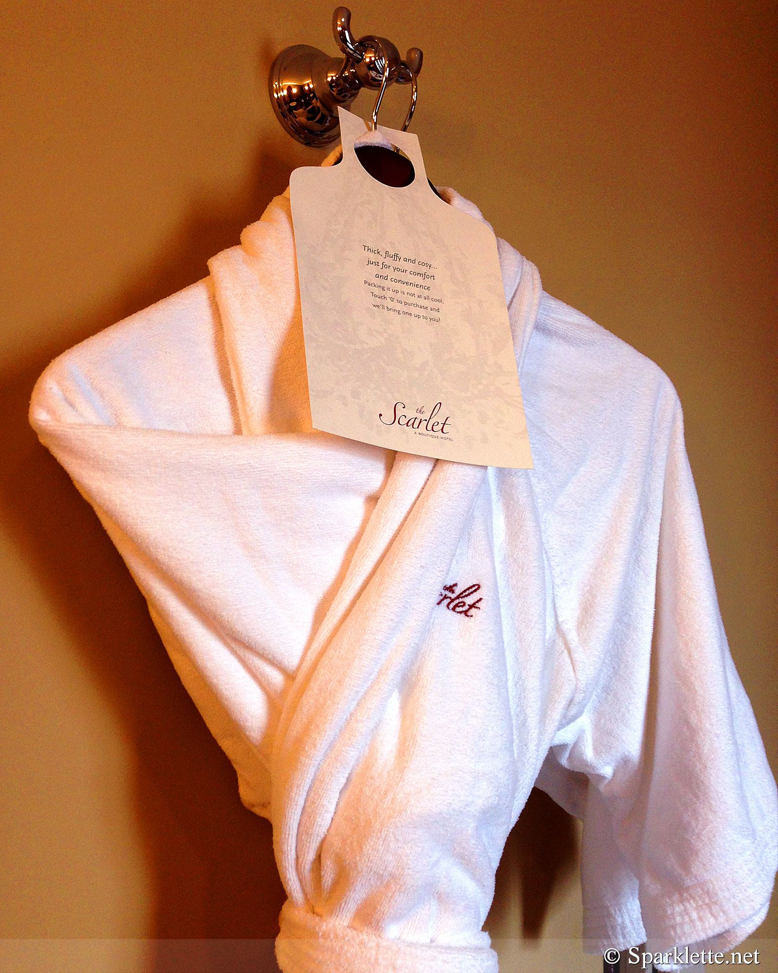 The Scarlet Hotel Bathrobe